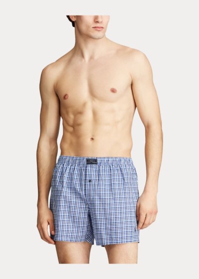 Boxer Polo Ralph Lauren Hombre Azules - Woven Cotton - OILTV8251